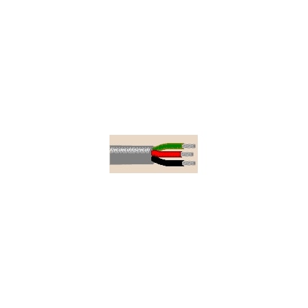 Belden Multi-Conductor Cable, AWM, 22 AWG, 3 C, Chrome, PVC, Stranded, 150V AC, Indoor, 5000 ft 8443 0605000